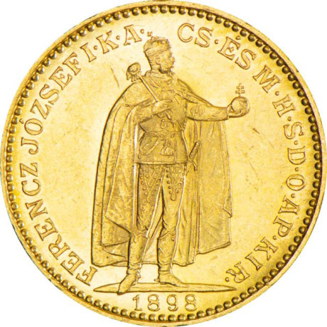 Ungheria 20 Corona - moneta d'oro da investimento
