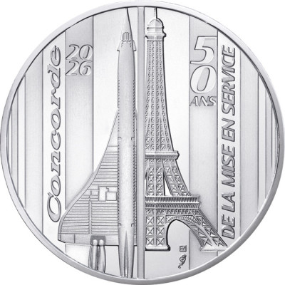 50 Years of the Concorde (2026) - Silver Collector's Coin