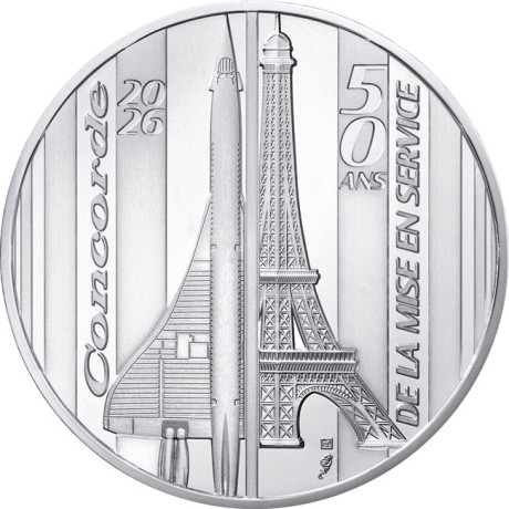 50 Years of the Concorde (2026) - Silver Collector's Coin