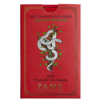 Lunar Snake (2025) - 1 onza - lingote de plata de inversión
