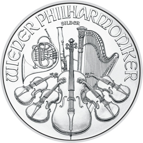 Orkiestra Filharmoniczna Wiedeńska (różne roczniki) – 1 uncja – srebrna moneta inwestycyjna