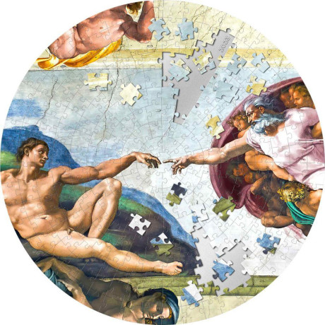 Die Erschaffung Adams – 5 oz – Silber Sammlermünze im Puzzle-Format