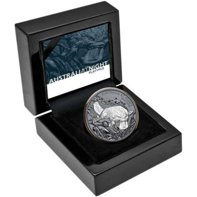 Wombat (2021) – 1 Unze – silberne „Black Proof“-Sammlermünze