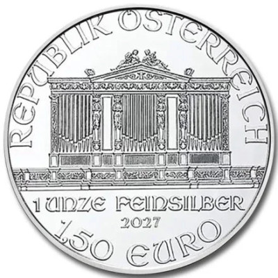Wiener Philharmoniker (2027) – 1 oz – Silberanlagemünze