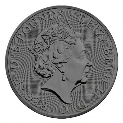 2 OZ WHITE LION OF MORTIMER 2020 - stříbrná mince